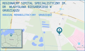 ODDZIAŁ REHABILITACYJNY - REGIONALNY SZPITAL SPECJALISTYCZNY IM. DR WŁADYSŁAWA BIEGAŃSKIEGO W GRUDZIĄDZU - RYDYGIERA 15/17, GRUDZIĄDZ