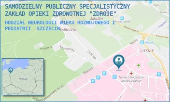 ODDZIAŁ NEUROLOGII WIEKU ROZWOJOWEGO I PEDIATRII - SAMODZIELNY PUBLICZNY SPECJALISTYCZNY ZAKŁAD OPIEKI ZDROWOTNEJ "ZDROJE" W SZCZECINIE - MĄCZNA 4,  SZCZECIN